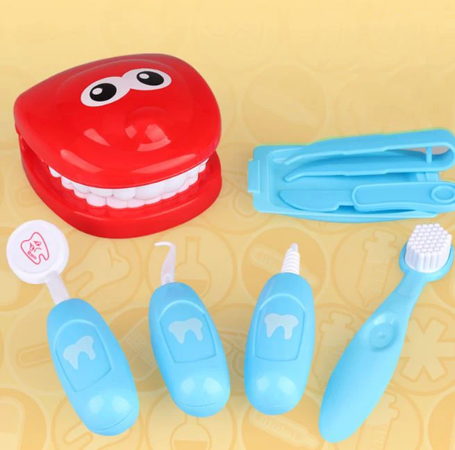 8-Pcs-set-New-Pretend-Play-Toy-Dentist-Check-Teeth-Model-Set-Medical-Kit-Educational-Role (2)