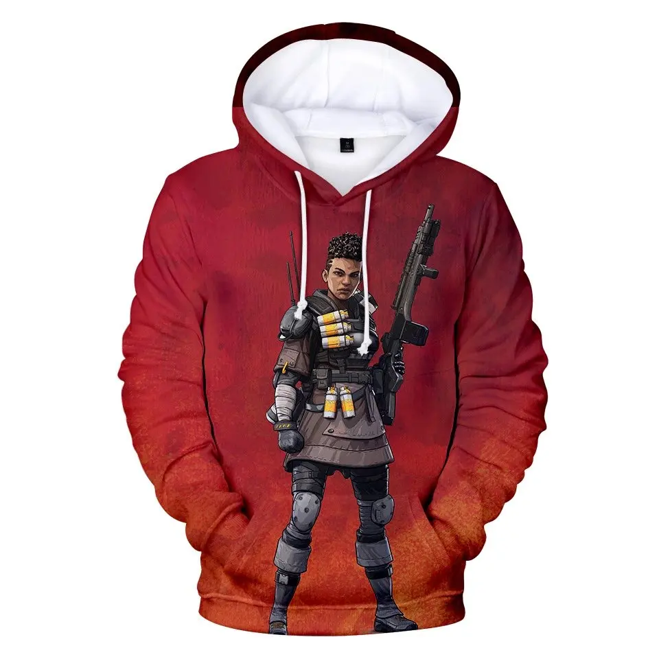 ZSQH Apex Legends толстовки Mirage Caustic Bangalore Wraith Lifeline Pathfinder Gibraltar Bloodhound Косплей Костюм для