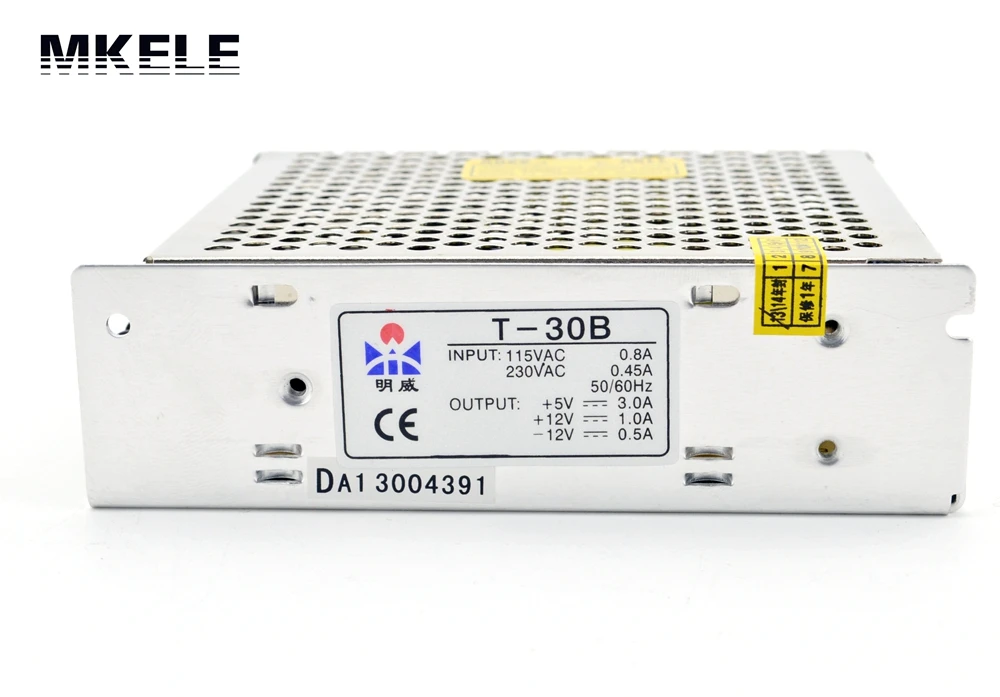 

High Quality T-30B Triple Output Switching DC Power source Supply 30w 5V 3A 12V 1A -12V 0.5A Converter
