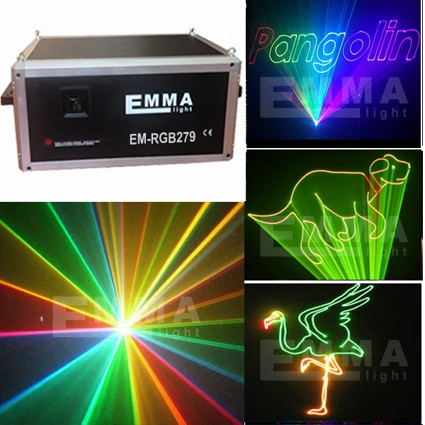 

High power stage 5.5w RGB full color laser light laser sky projector outdoor laser equipment
