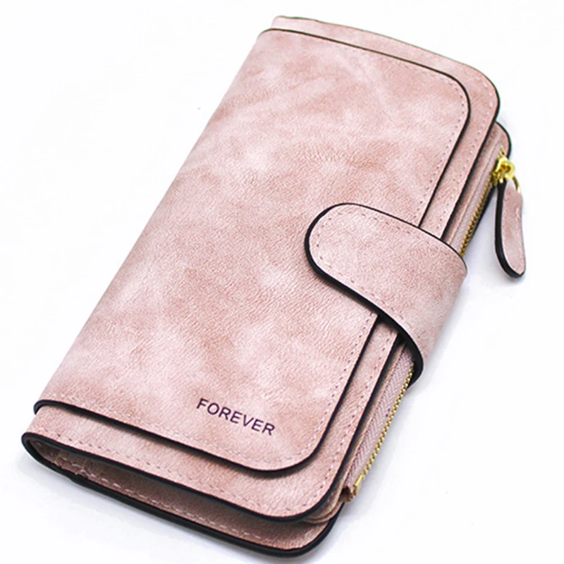 

Ladies Wallet Zipper Long Purse Ladies' Card Wallet Triple Discount Fashion Wallet