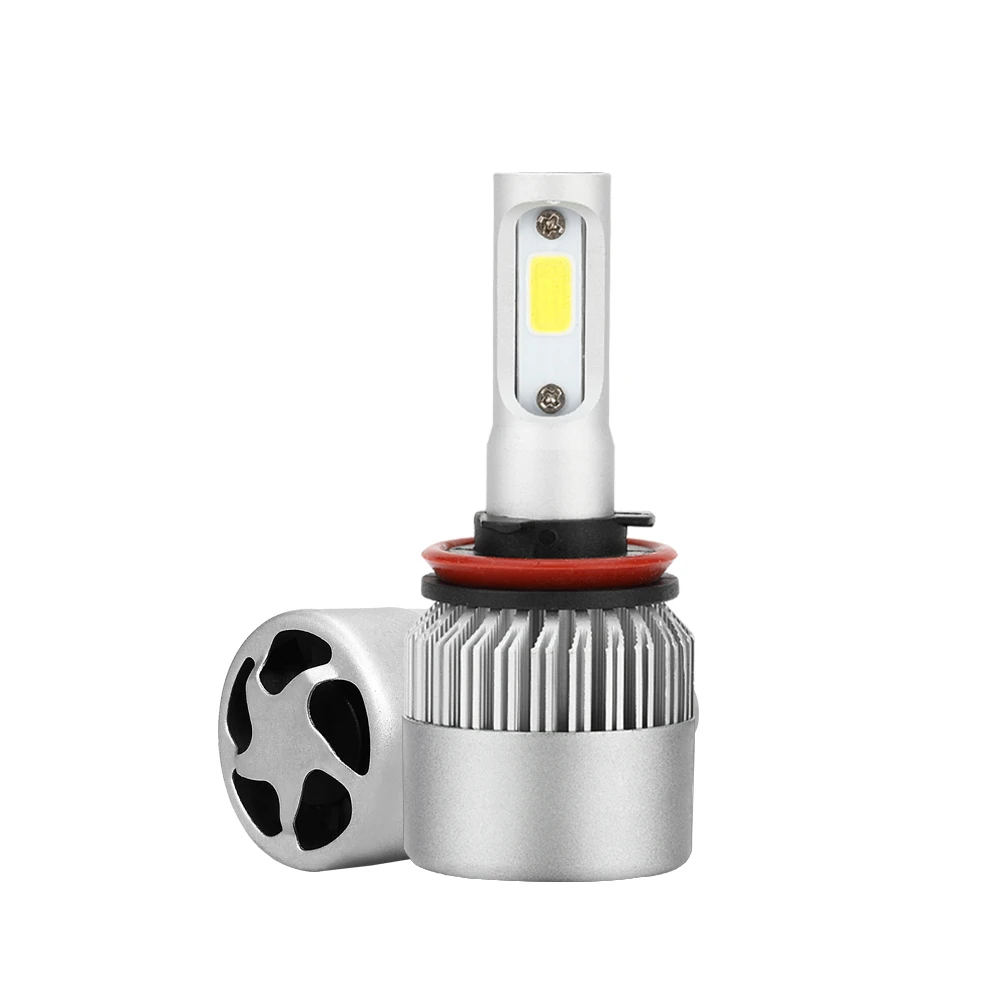

Auto Lamps Led H7 H1 H3 H11 h27 9005 hb3 9006 9004 9007 H13 H4 Led Headlight Bulbs 12v 55W 16000LM 6000K Fog Light headLamp