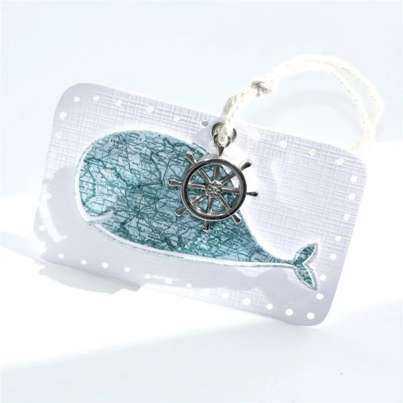 

Naifumofo 2 Pcs/lot Metal Cutting Dies Scrapbooking for Card Making DIY Embossing Cuts New Craft Ocean Fish Whale Dies New 2019