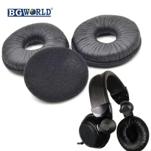 Bgworld 2 pares substituição almofadas de ouvido preto almofada para técnicas RP-DJ1200 dj dj 1200 dj1210 dj 1210 fones ouvido