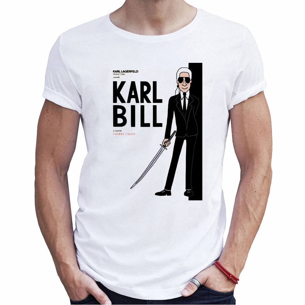 Футболка с принтом Kill Bill Мужская Повседневная футболка с коротким рукавом модные футболки хлопок с круглым вырезом футболки