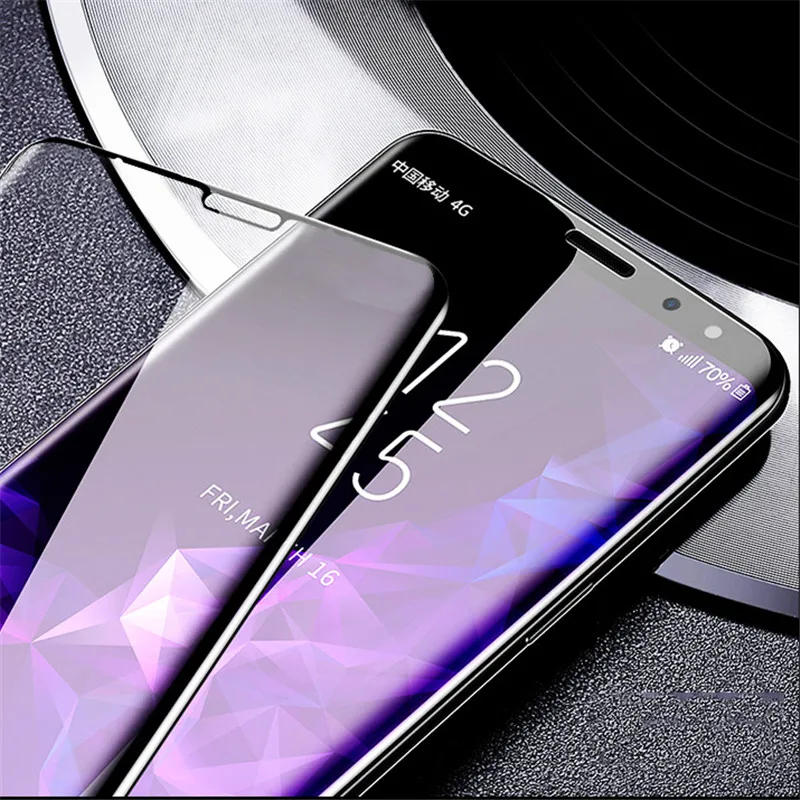 9D Curved Screen Tempered Glass For Samsung Galaxy S9 S8 Plus Note 9 8 Protector Glass For Samsung S7 S6 Edge S9 Protective Film