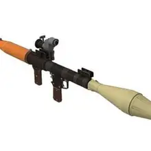 1:1 масштаб RPG-7 ракетная установка огнестрельное оружие 3D бумажная модель комплект