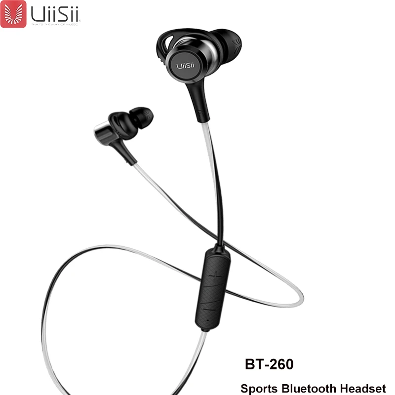 

UiiSii bt260 Wireless Bluetooth Headset In-Ear Sports Running Earphone waterproof aptX with mic Earbuds for apple meizu xiaomi