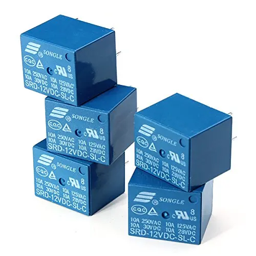 Блок питания SONGLE Mini 12 В 5 шт. реле постоянного тока SRD-12VDC-SL-C Тип печатной платы |