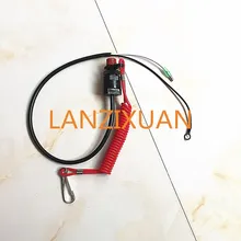 Boat Motor Kill Stop Switch & Safety Tether Lanyard for Yamaha / Honda / Tohatsu outboard motor parts Free Shipping