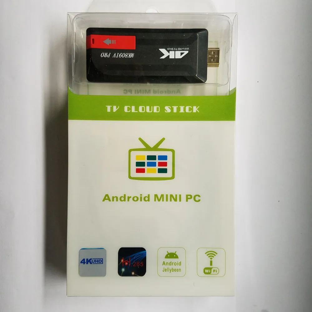 2017 manufacturers Wholesale New MK809IV PRO Android 6.0 Amlogic S905X VP9 HDR 4K H.265 64BIT TV Stick