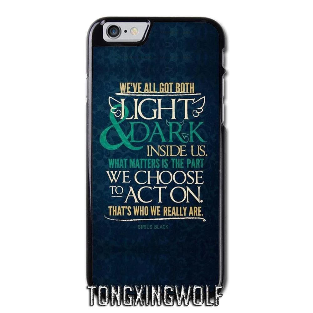 Цитата Гарри Поттер чехол для iPhone 4 4S 5 5C 5S SE 6 6S 7 8 Plus x Xiaomi Redmi Note oneplus 3 t 4x3 S|case for
