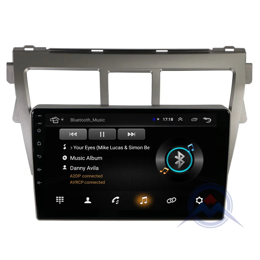 Sale ZOHANAVI Android 8.1 2.5D Car Stereo Screen Radio For Toyota Vios Yaris Belta 2005-2011 Car DVD GPS Navigation with maps 3