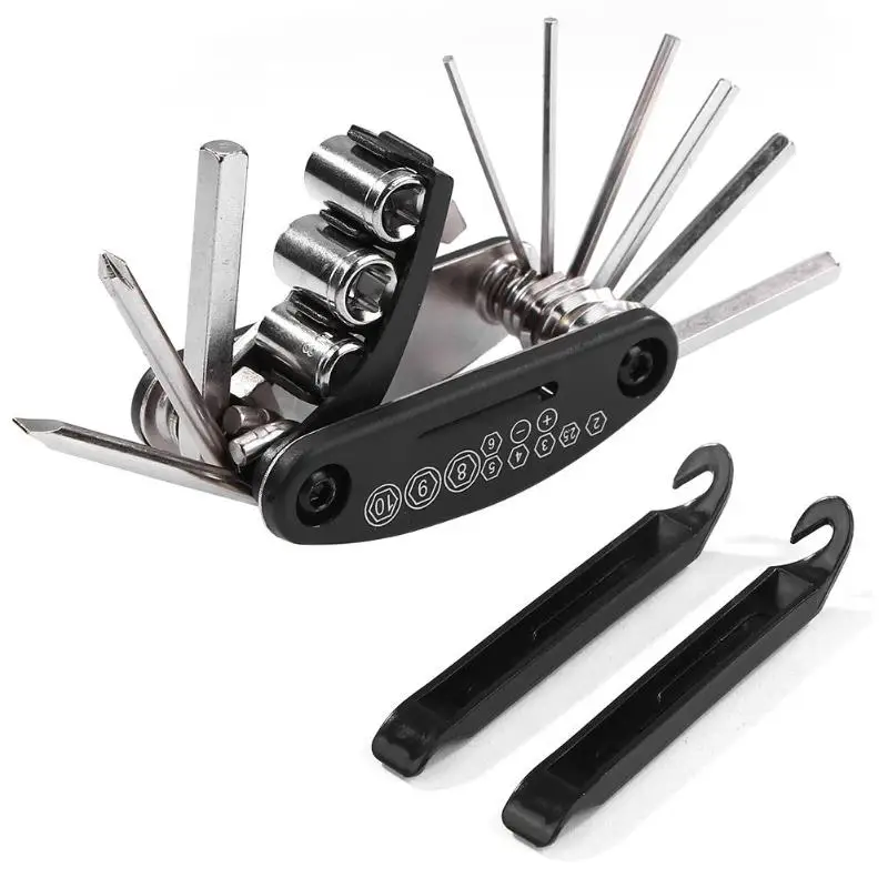 Najtaniej 17 w 1 narzędzia do naprawy roweru opona rowerowa zestaw pompa rowerowa przebicie naprawa torba na narzędzia etui narzędzia wielofunkcyjne zestaw zestaw