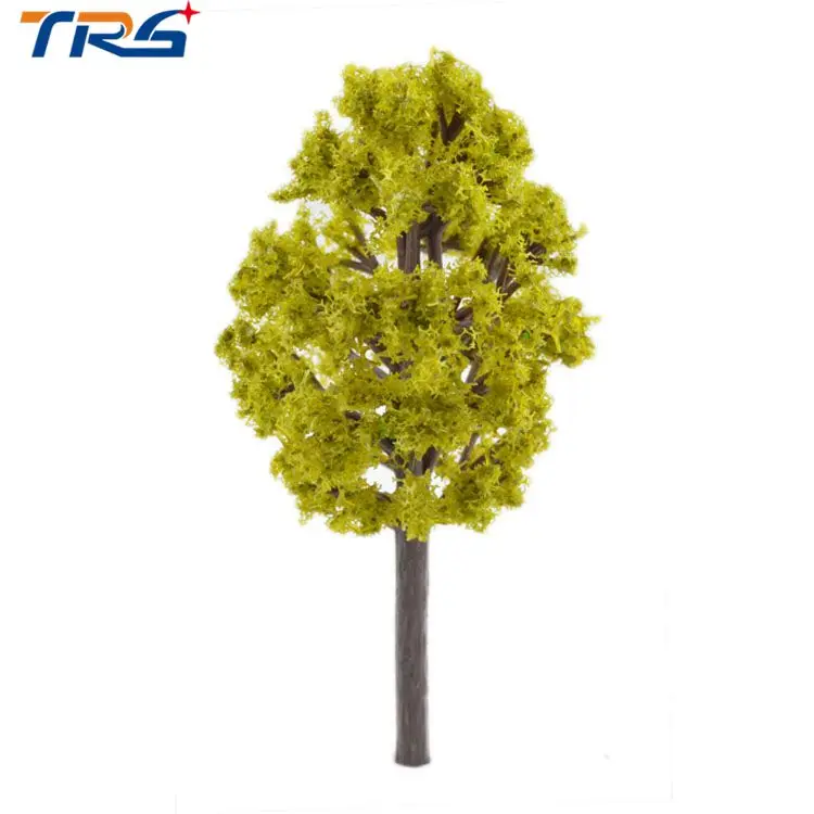 

8CM 2017 newer 50pcs/lot Model Building Kits Mixed HO Z Scale Model Trees for Railroad House Park Street Layout Green landscape