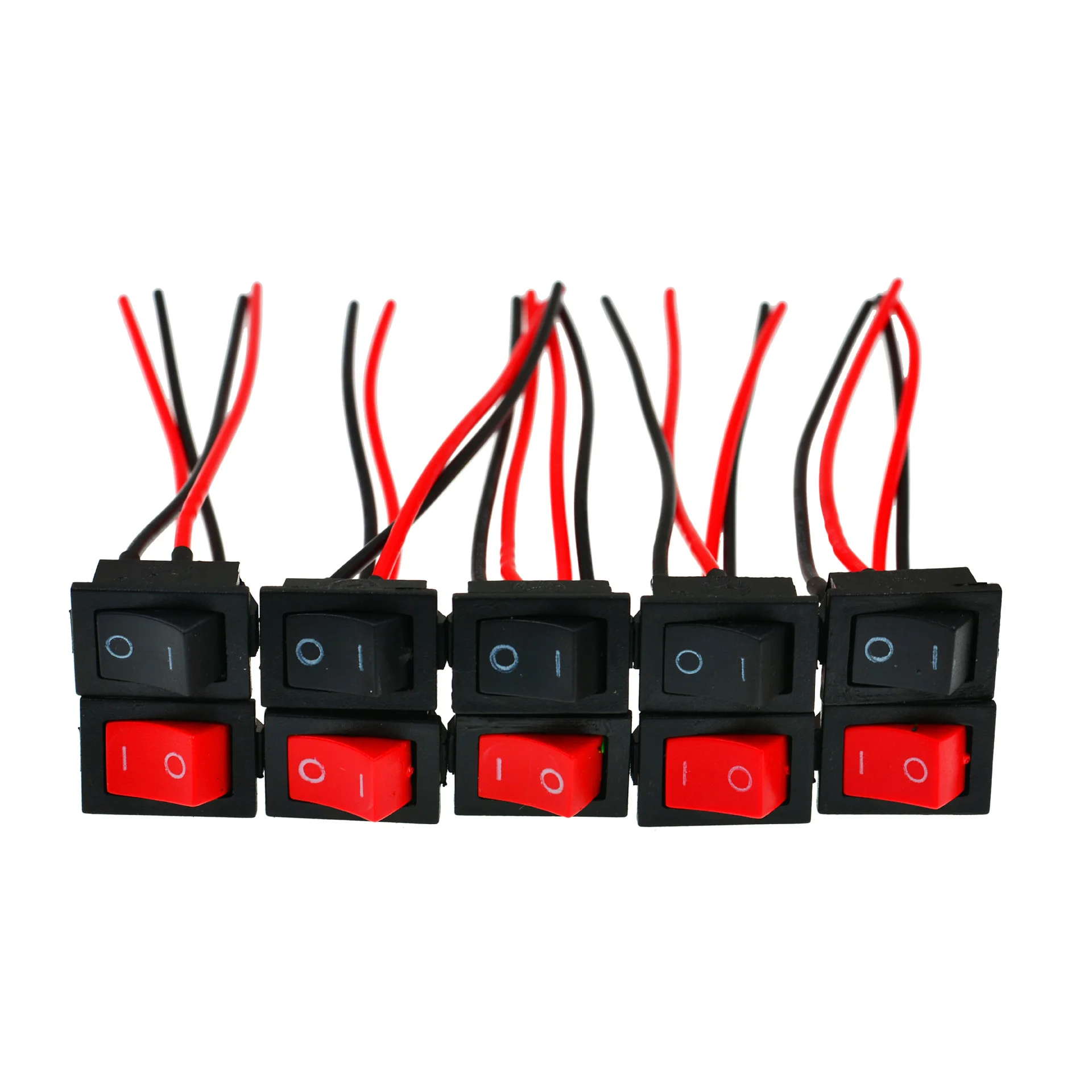 

5pcs/Pack Flameout Motorcycle Switch with Fixed Wiring Harness Fixed on Bracket of Rearview Mirror Motorcycle Handlebar Switches
