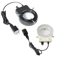 100 в 250 В 40000LM микроскоп регулируемый USB СВЕТОДИОДНЫЙ светильник-кольцо осветитель лампа для стерео микроскопа отличный круглый светильник