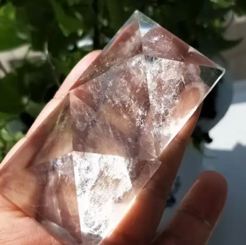 2PCS 90G Natural Clear Quartz Crystal Pyramid Healing!!! | Дом и сад