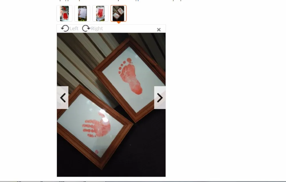 Детские руки отпечаток ноги нетоксичный новорожденный отпечаток руки Inkpad водяной знак Детские сувениры литье глиняные игрушки подарок