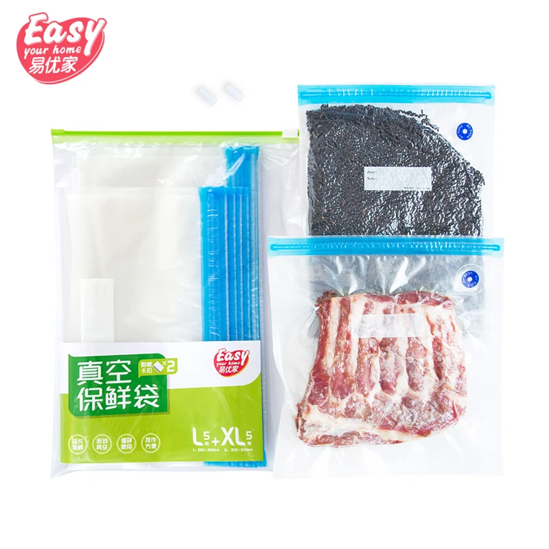 

FDA Approved Food Grade Sous Vide Bags Bpa Free Reusable Kit Plastic Food Vacuum Bags