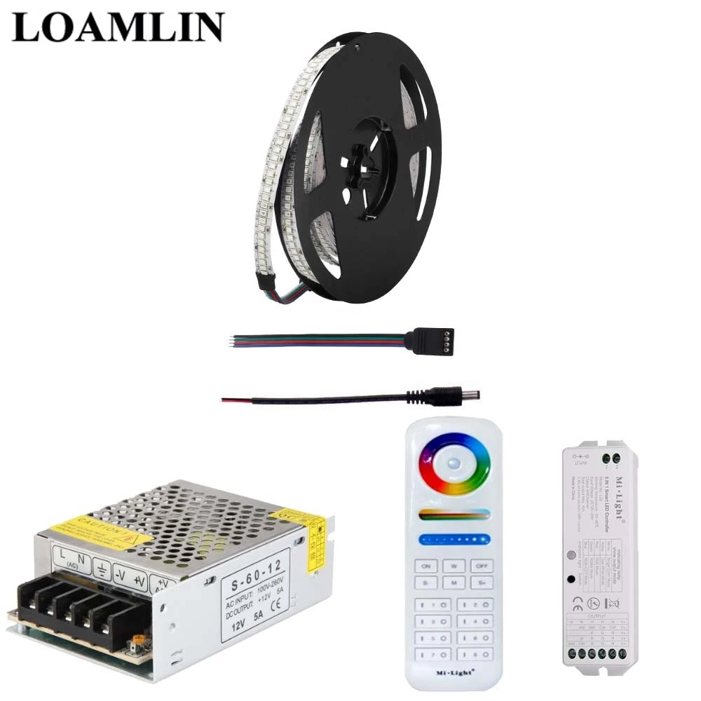 Светодиодная лента RGB 2835SMD 234 светодиодов/м гибкий свет пульт дистанционного