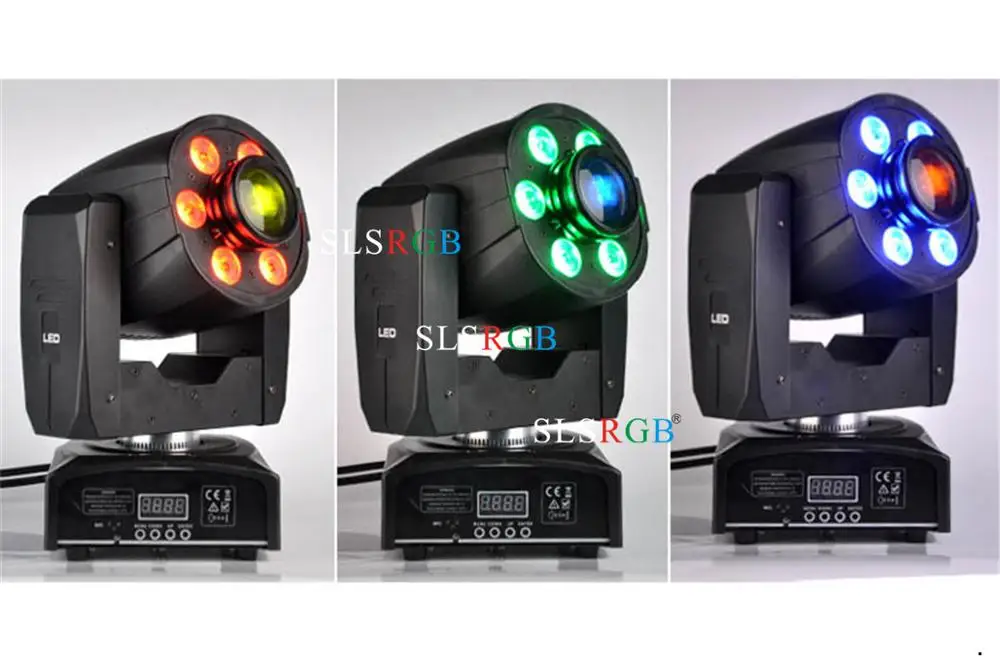 8 шт./лот Гуанчжоу свет поставщика 30 Вт led spot 6x8 Вт стирка мини-moving Head Гибридный мини 30 Вт Moving Head 30 Вт гобо пятно