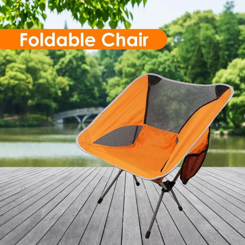 Складное кресло для отдыха, Пляжное рыболовное кресло, легко переносится для кемпинга на открытом воздухе