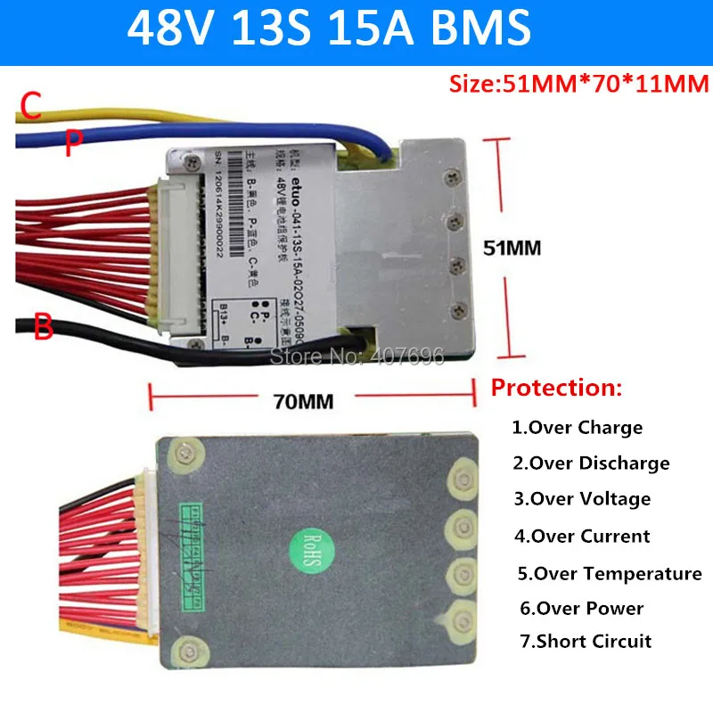 48V электрический велосипед аккумулятор 48V 8AH 10AH 12AH 14AH 16AH 18AH 20AH литий-ионный аккумулятор с BMS 54,6 V 2A Зарядное Устройство таможенный сбор