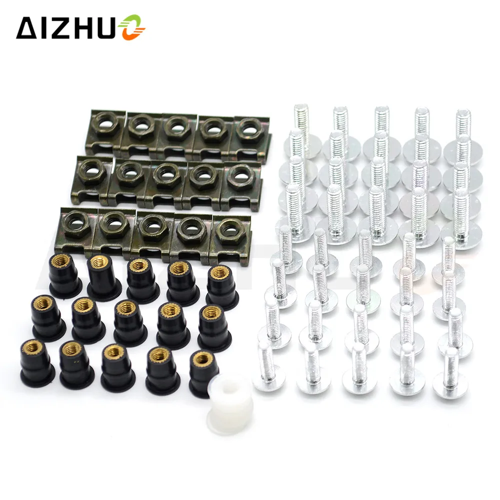 for honda CB1100 CRF1000L AFRICA TWIN CBF1000 CB600F CBF600 CBR600F Motorcycle Windscreen Fairing Bolts Nuts Screws Washer