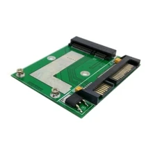 50pcs/lot Low profile Half Height 50mm mini PCI-E mSATA SSD to 7mm 2.5″ SATA 22pin hard disk Drive PCBA ,Free shipping By Fedex