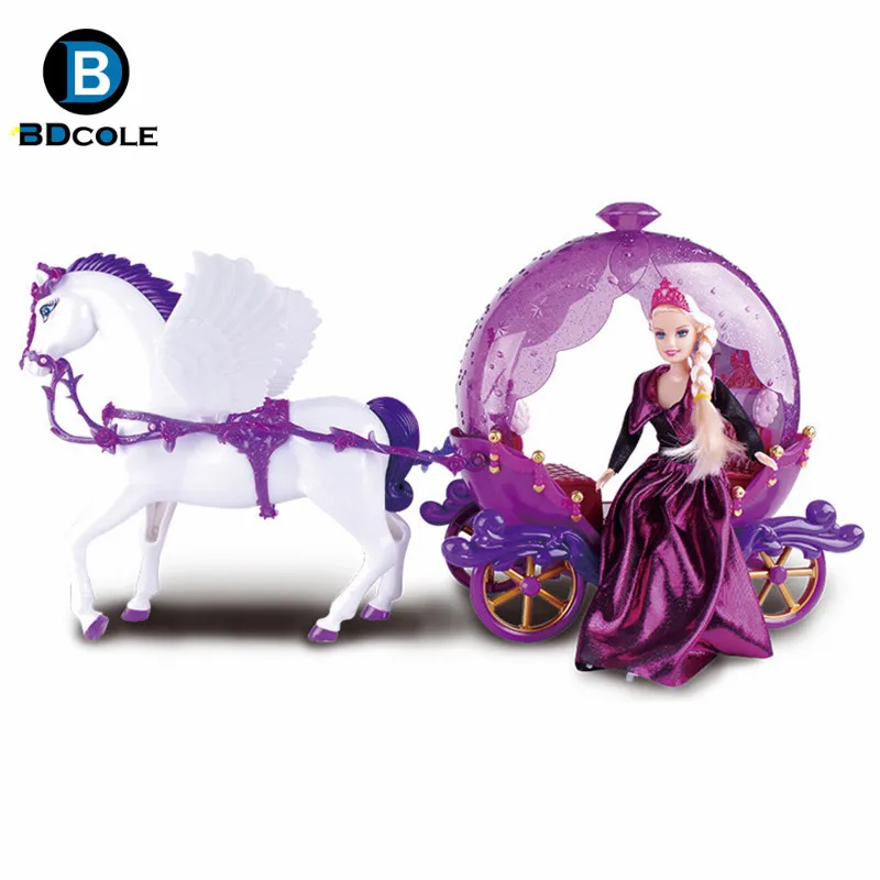 carruaje de barbie princesa