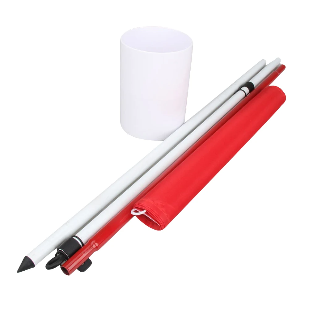 الفناء ممارسة الغولف flagstick ثقب القطب كأس العلم عصا مخضرة الفناء ممارسة الغولف flagstick ثقب القطب كأس العلم عصا مخضرة