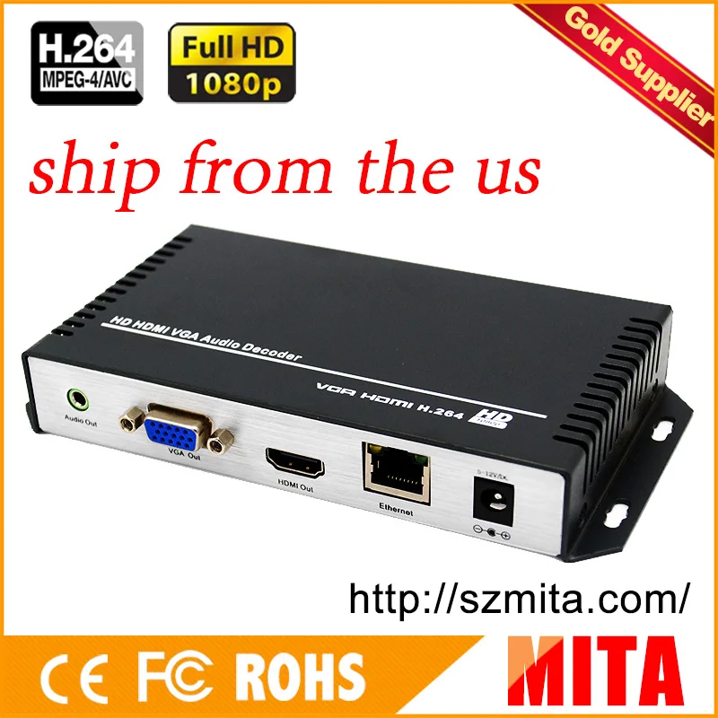 Prix pour HD H.264 MPEG-4 AVC HDMI + VGA RTMP décodeur pour la Diffusion En Direct avec UDP TCP Prix pour HD H.264 MPEG-4 AVC HDMI + VGA RTMP décodeur pour la Diffusion En Direct avec UDP TCP