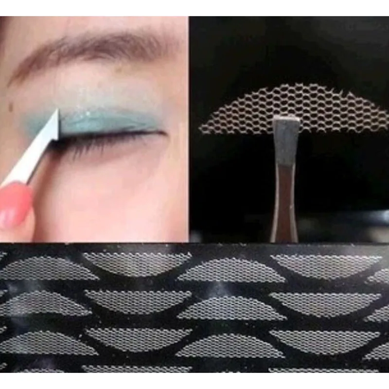 

New Design Invisible Mesh Double Eyelid Tape Lace Eyelid Sticker Make Up Eyeliner Tape 2PCS=24Pairs