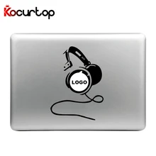 Fashion Laptop Sticker Vinyl Decal for Apple Macbook Air Pro 13 11 15 inch Cool Headphones Crown Funny Laptop Skin for Macbook