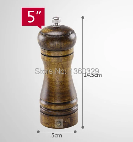 Cooking Tool Oak Pepper Salt Grinder Spice Temperos Shaker Cruet Galheteiro Barbecue kitchen Accessory