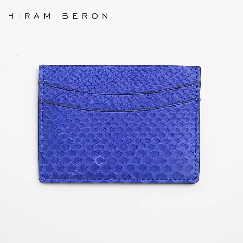 Hiram Beron держатель для карт со змеиным узором унисекс Бесплатный индивидуальный