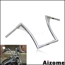 Мотоцикл 1" Rise Apes Bars вешалка кафе гонщик 1-1/4" Руль для Harley Sportster FLST FXST Ручка Бар хром