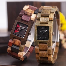 Wooden Ladies Watches Women Wood Watch BOBO BIRD Bamboo Wristwatch Quartz Square in Wood box Girl friend gift Wooden Ladies Watches Women Wood Watch BOBO BIRD Bamboo Wristwatch Quartz Square in Wood box Girl friend gift