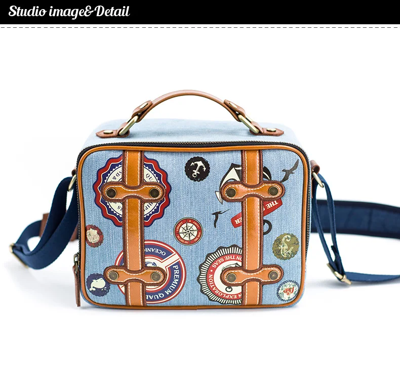 Vintage unique camera shoulder bag PM50515-8