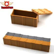 5pcs lot Armory Weaponry Box City Block Mini box Military Modern War Swat Police Figures Building