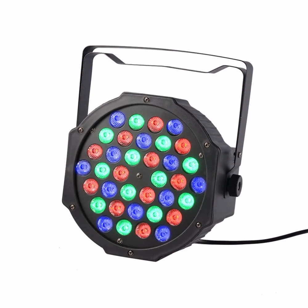 Универсальный яркий 36 светодиодный PAR Светильник светильник ing с RGB Гладкий эффект смешивания цветов для DJ сцены и вечерние места