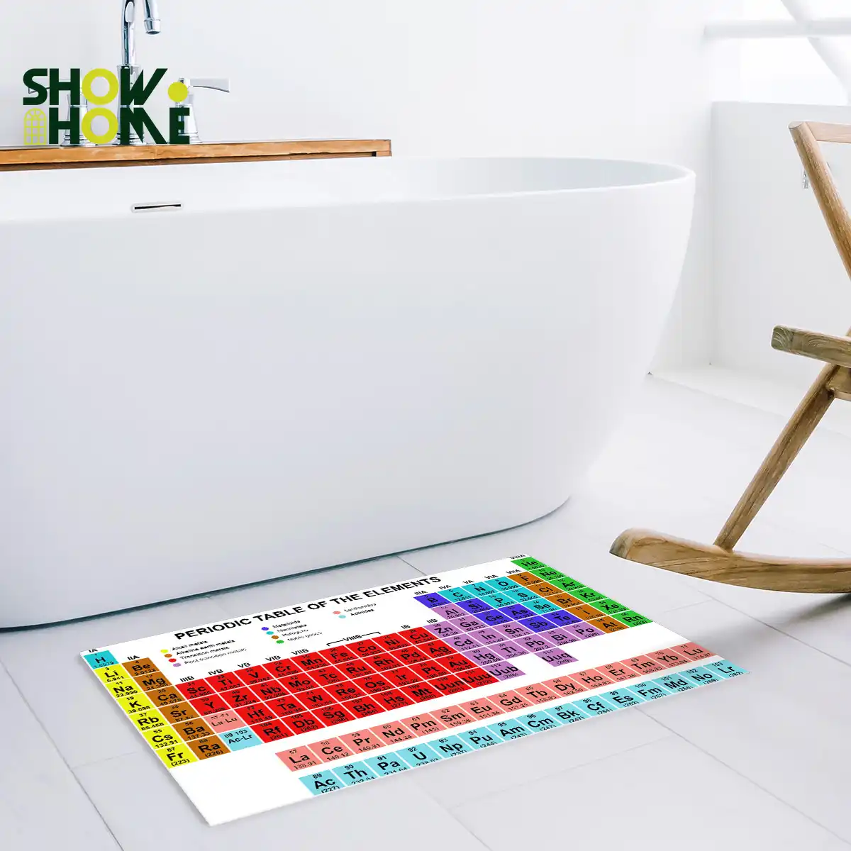 Showhome Periodic Table Of Elements Chemistry Shower Curtain Sets Bathroom Decor Set Waterproof Outside Modern Rings Funny Aliexpress