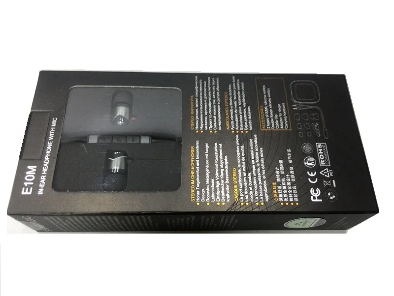SoundMAGIC E10M с микрофоном и дистанционным шумоизоляцией в ухо Hi Fi стереонаушники для