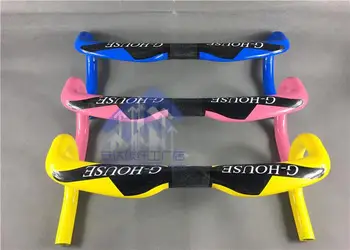 

G-HOUSE UD Full Carbon Fiber Bicycle Handlebar road bicycle road handlebar/bent bar 31.8* 400/420/440mm