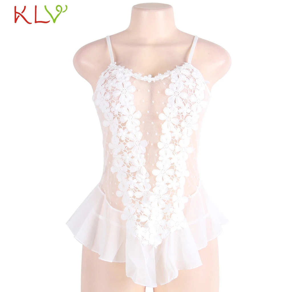 Женское ночное белье 5XL сексуальное нижнее одежда для сна платье Babydoll кружевное