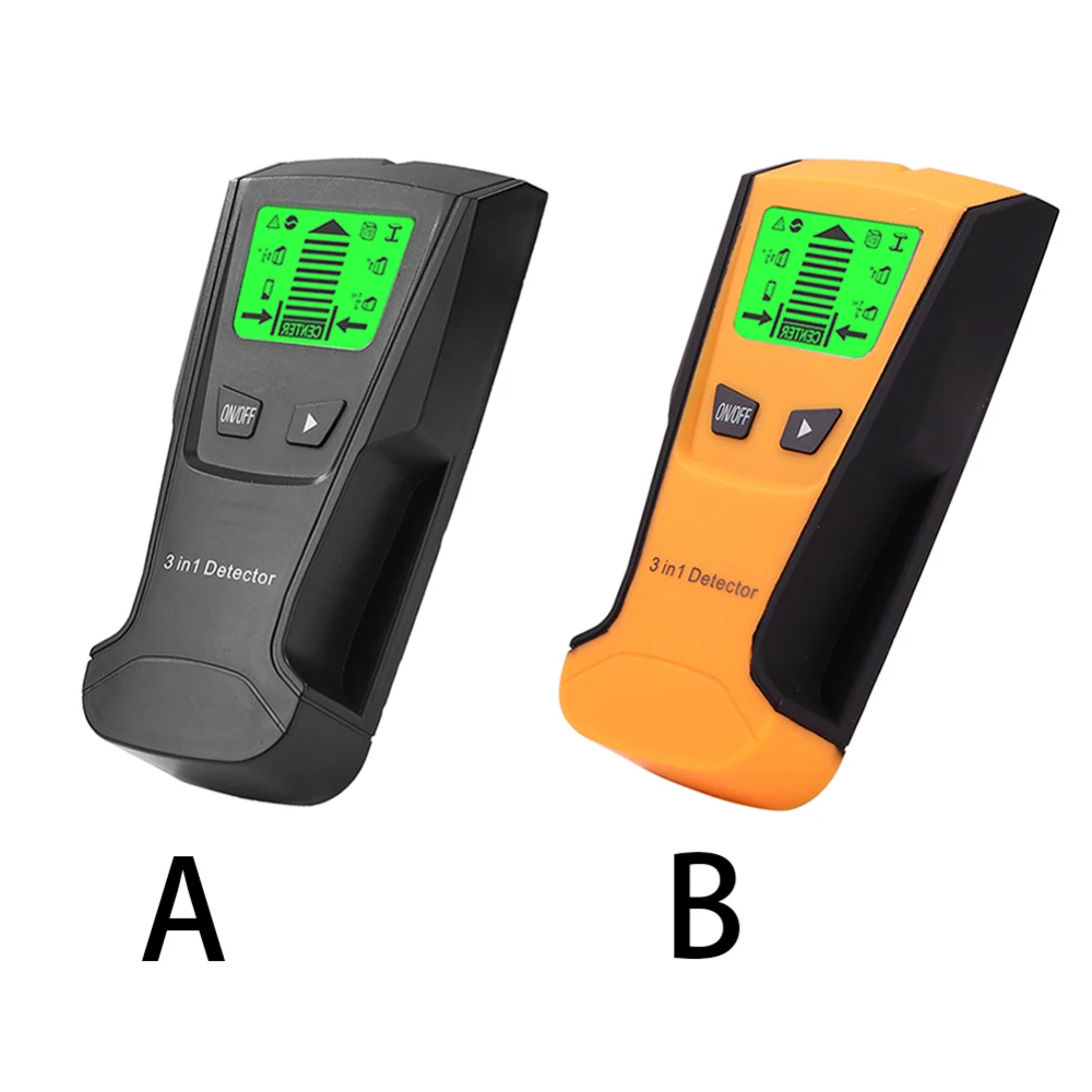 

3 In 1 Stud Finder Wood Metal Detector Wiring AC live Wire Wall Scanner Detector Electric Box Finder