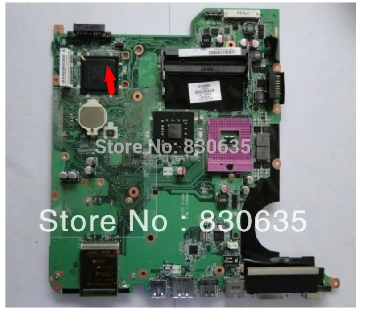 

504642-001 lap DV5 GM45 connect board connect with motherboard tested by system lap connect board