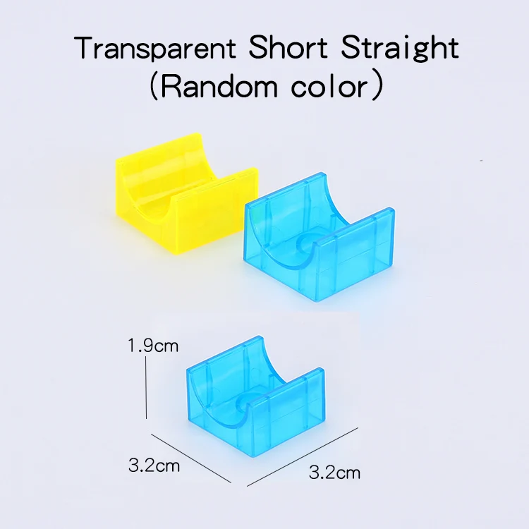 Крупные частицы большие строительные блоки кирпичные части мраморный трек Запуск шары лабиринты трек Воронка совместимые дублированные игрушки для детей - Color: T-short straight