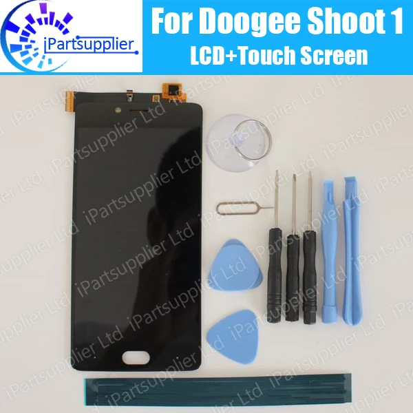 ЖК дисплей + сенсорный экран Doogee Shoot 1 100% оригинальный дигитайзер стеклянная